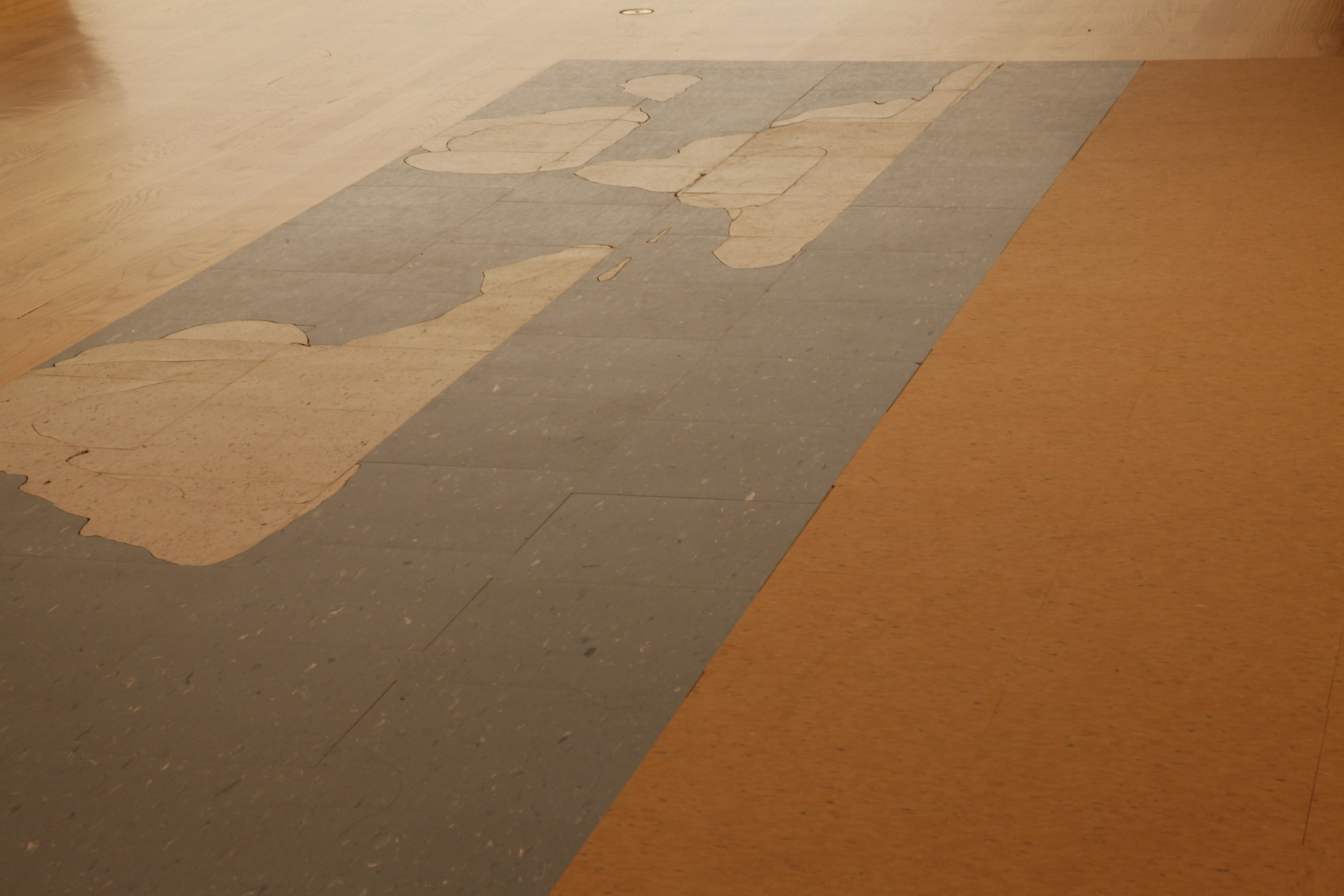 flooring in the shape of clouds