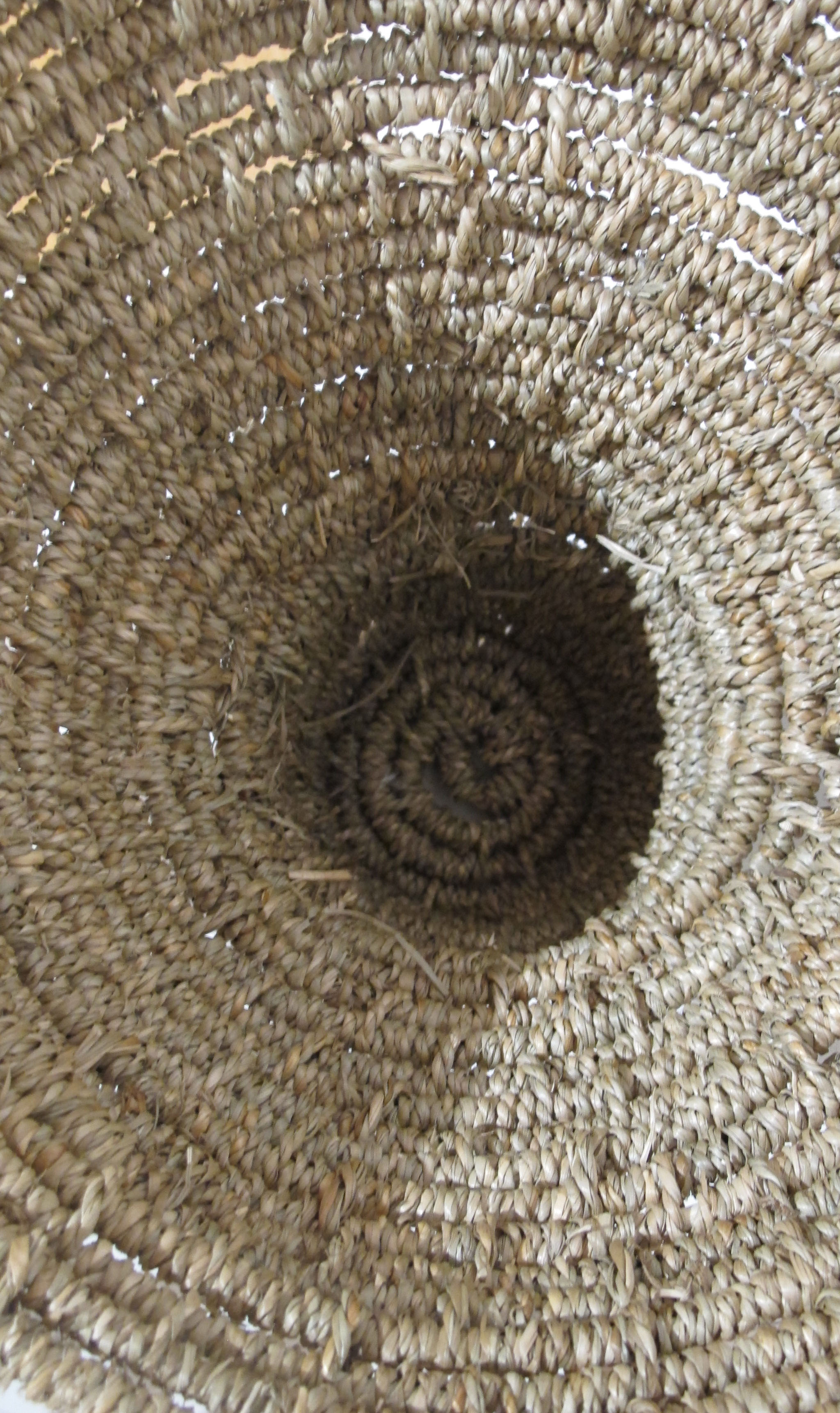 spiral pattern of a basket